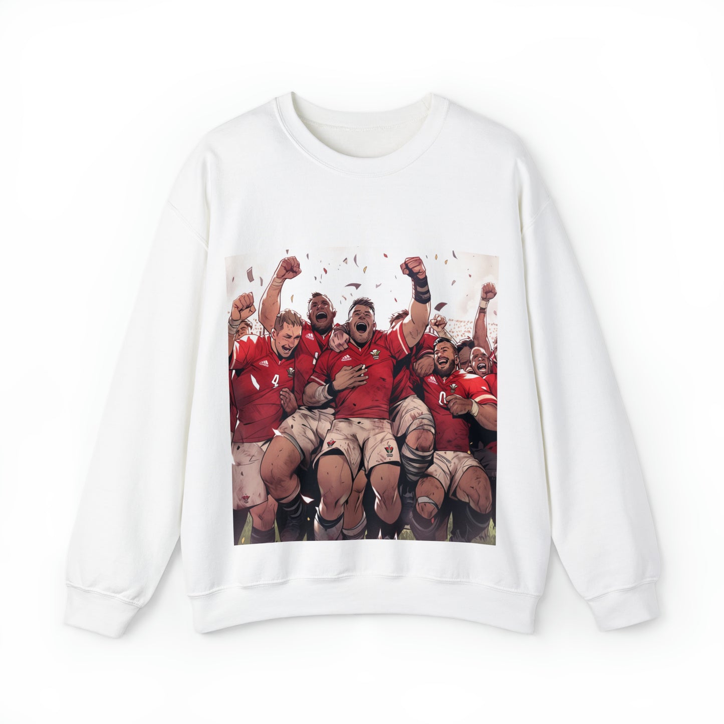 Wales Celebrating - light sweatshirts