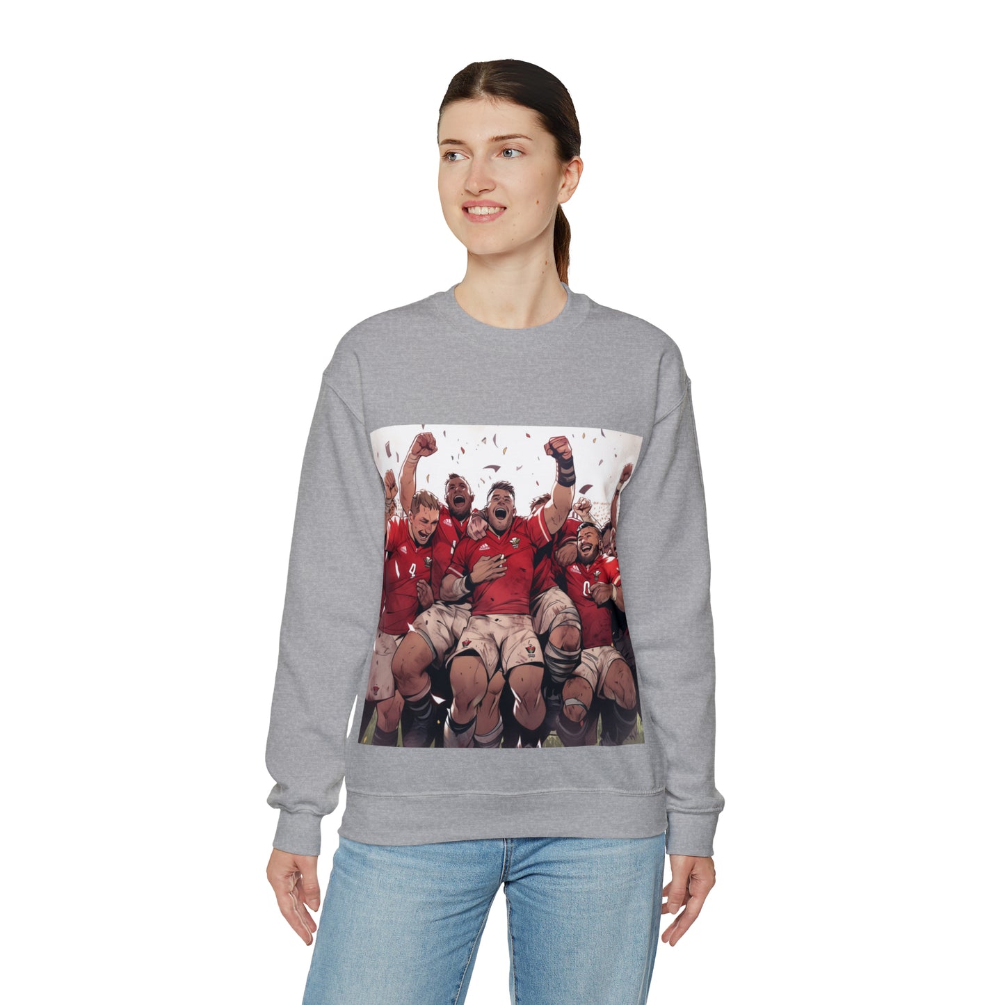 Wales Celebrating - light sweatshirts
