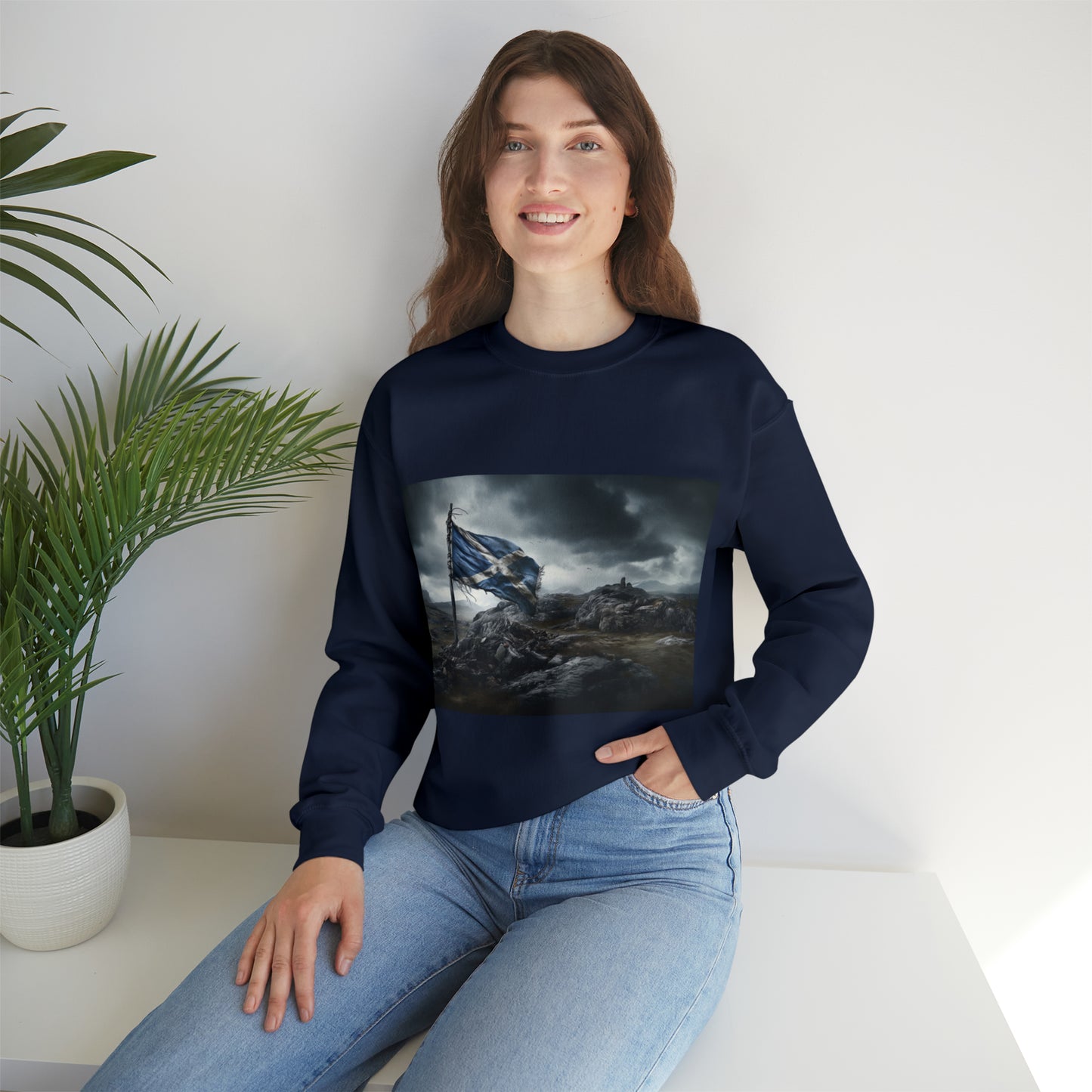 Scottish Flag - dark sweatshirts