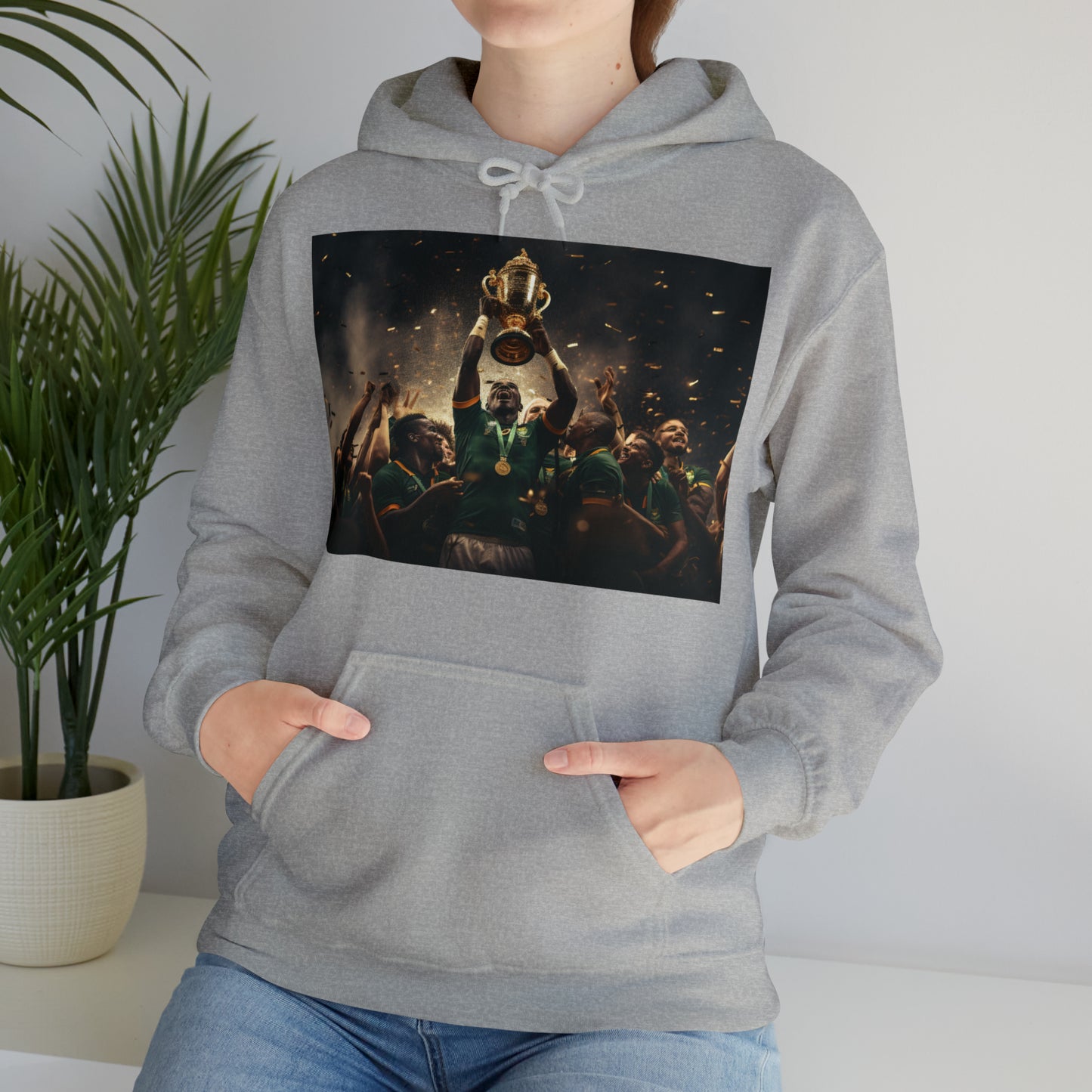 Springboks lifting RWC - light hoodies