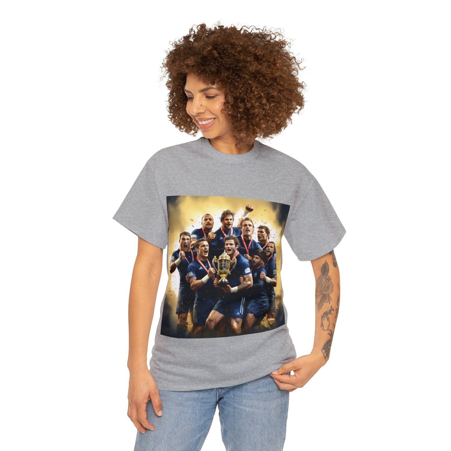 France Winning RWC 2023 - light shirts