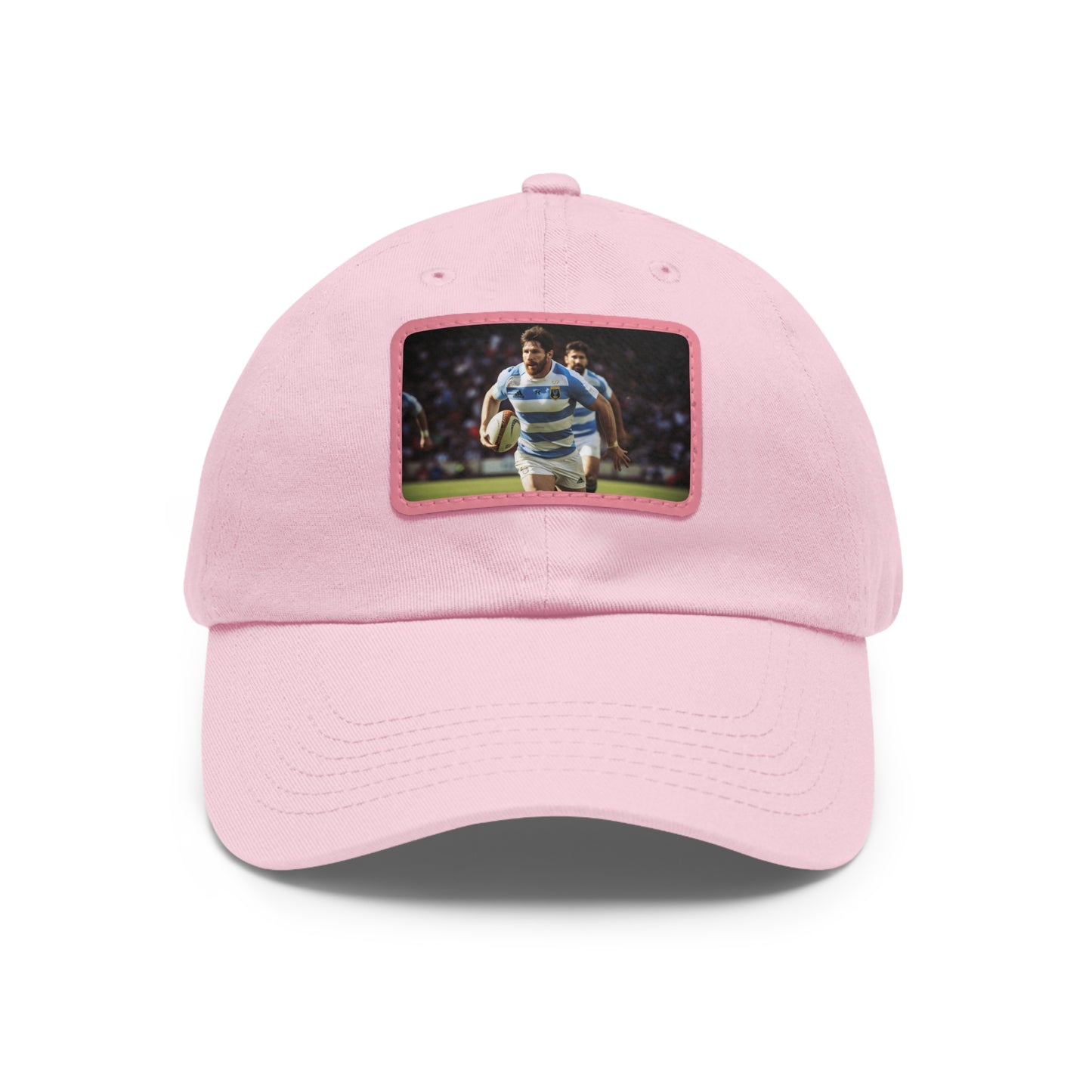Rugby Messi Rectangle Leather Patch Hat