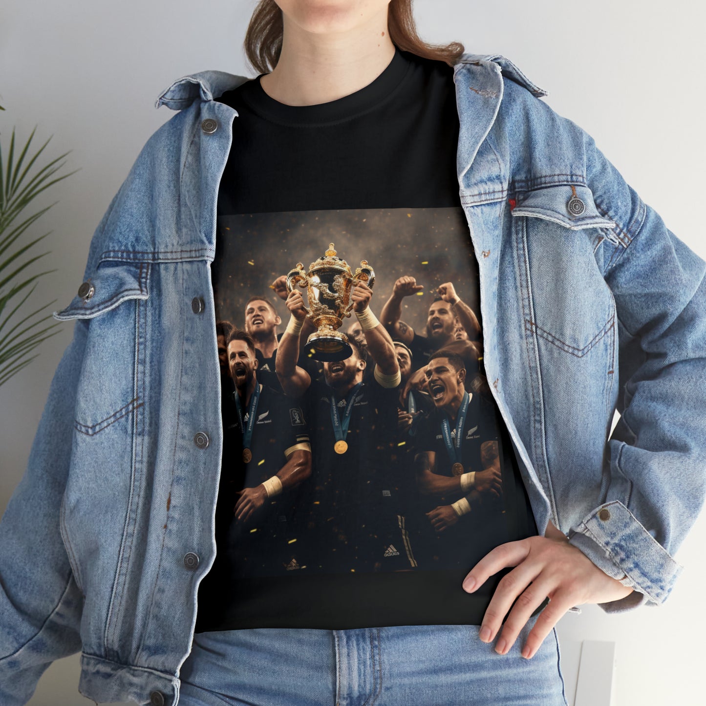 All Blacks World Cup Winners - black shirt