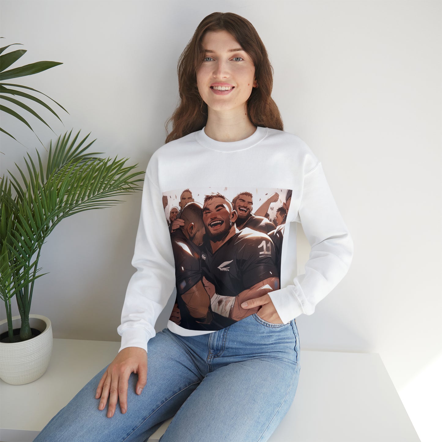All Blacks Celebrating - light sweatshirts