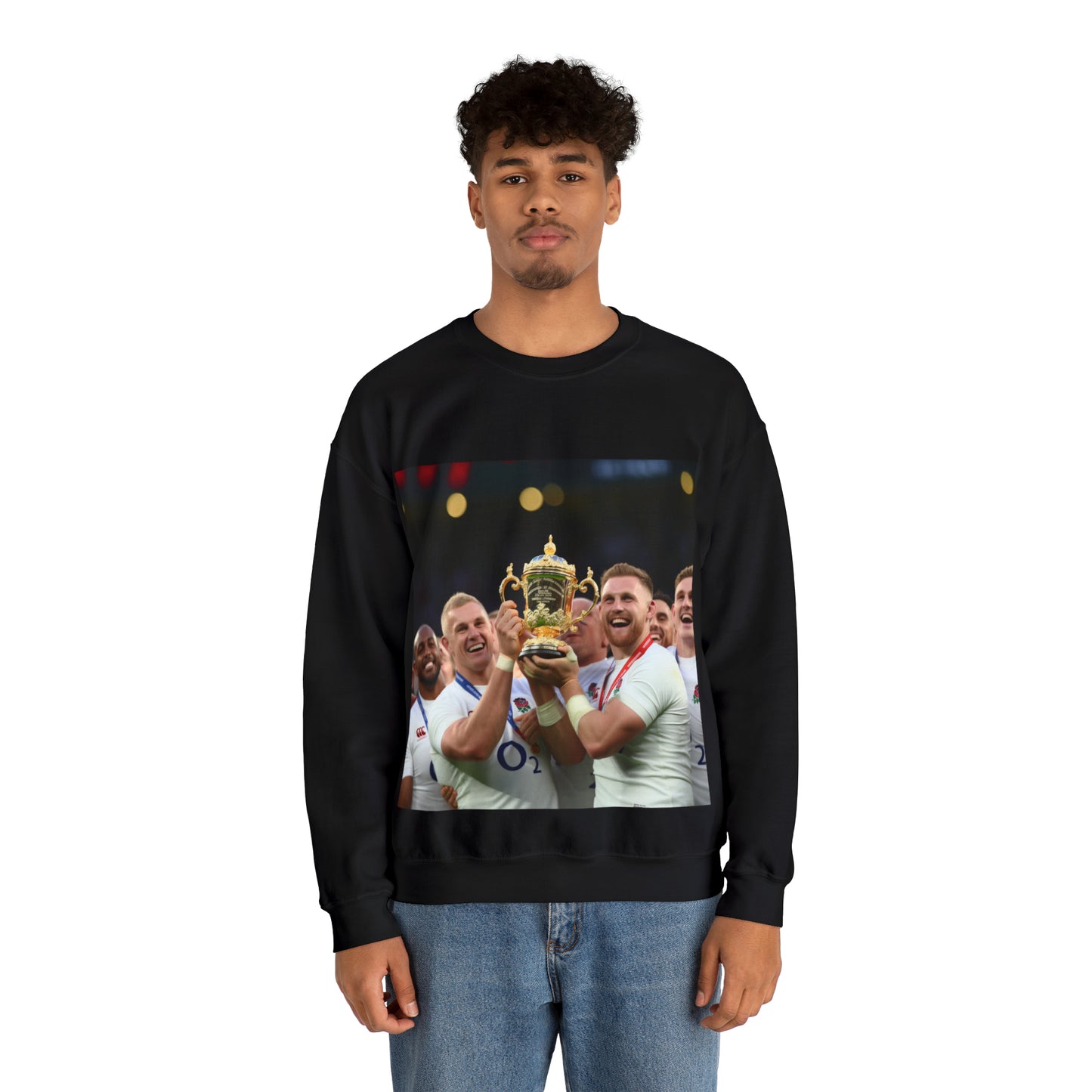 England Celebrating Winning World Cup - black sweatshirt