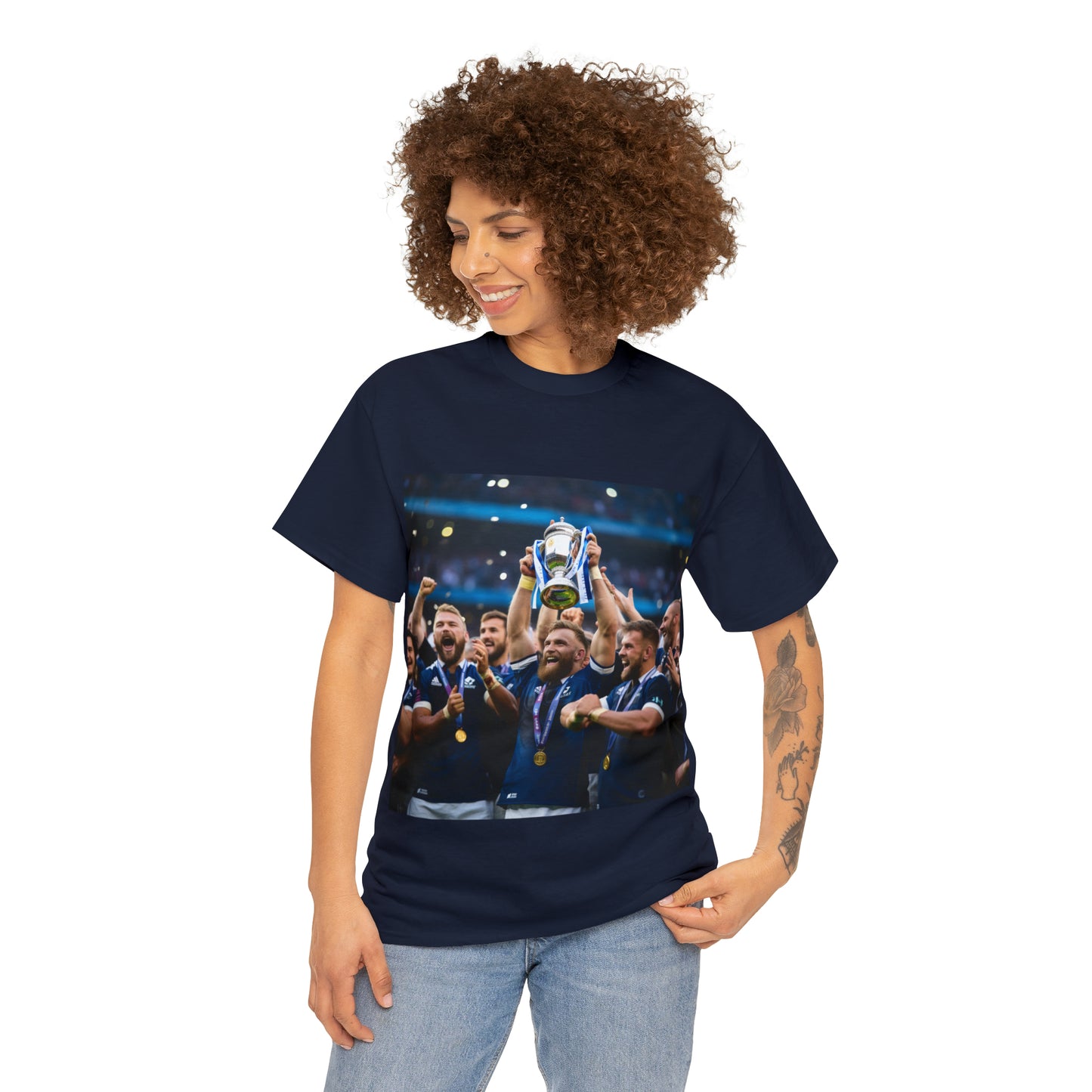 Scotland Winning RWC - dark shirts