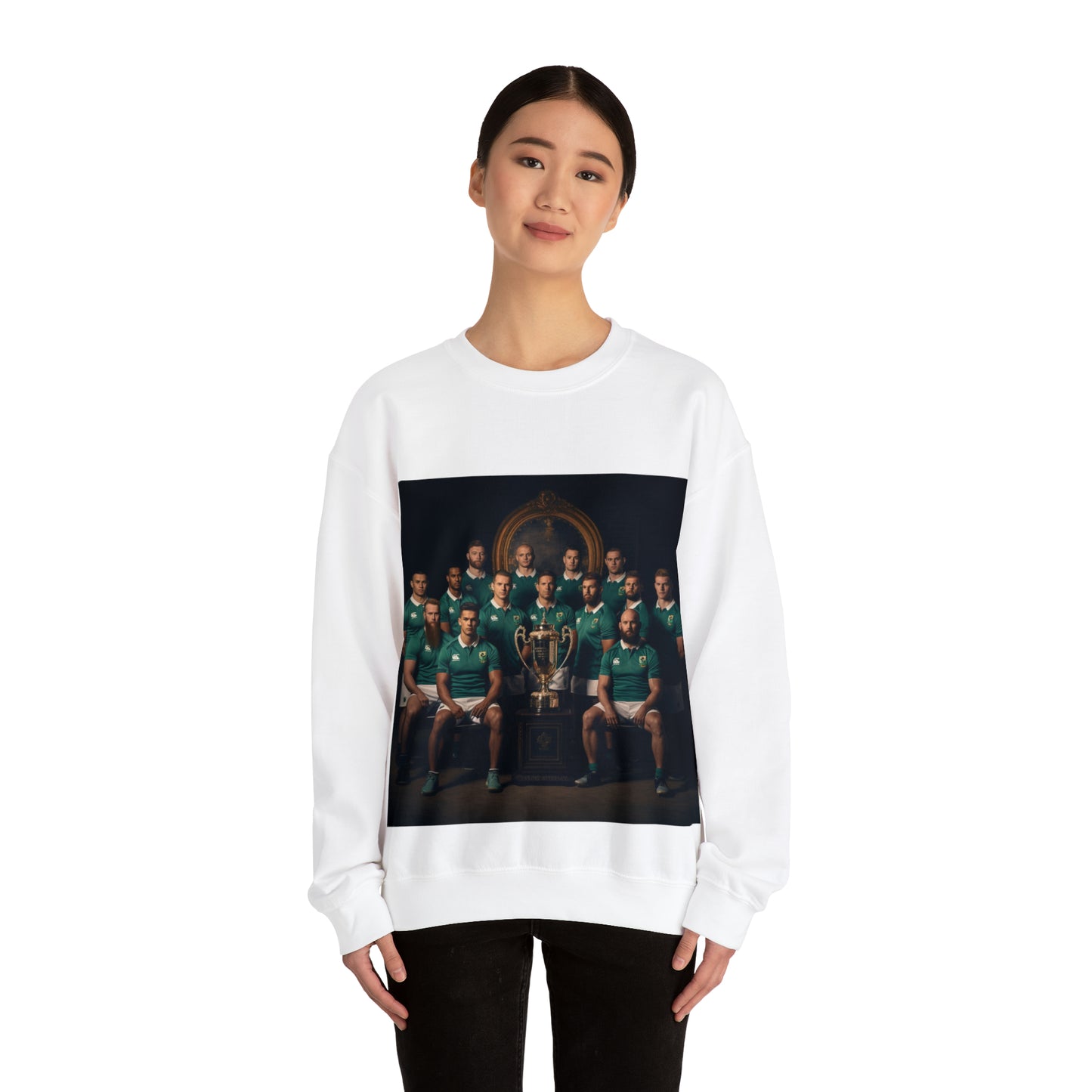 Ireland World Cup photoshoot - light sweatshirts