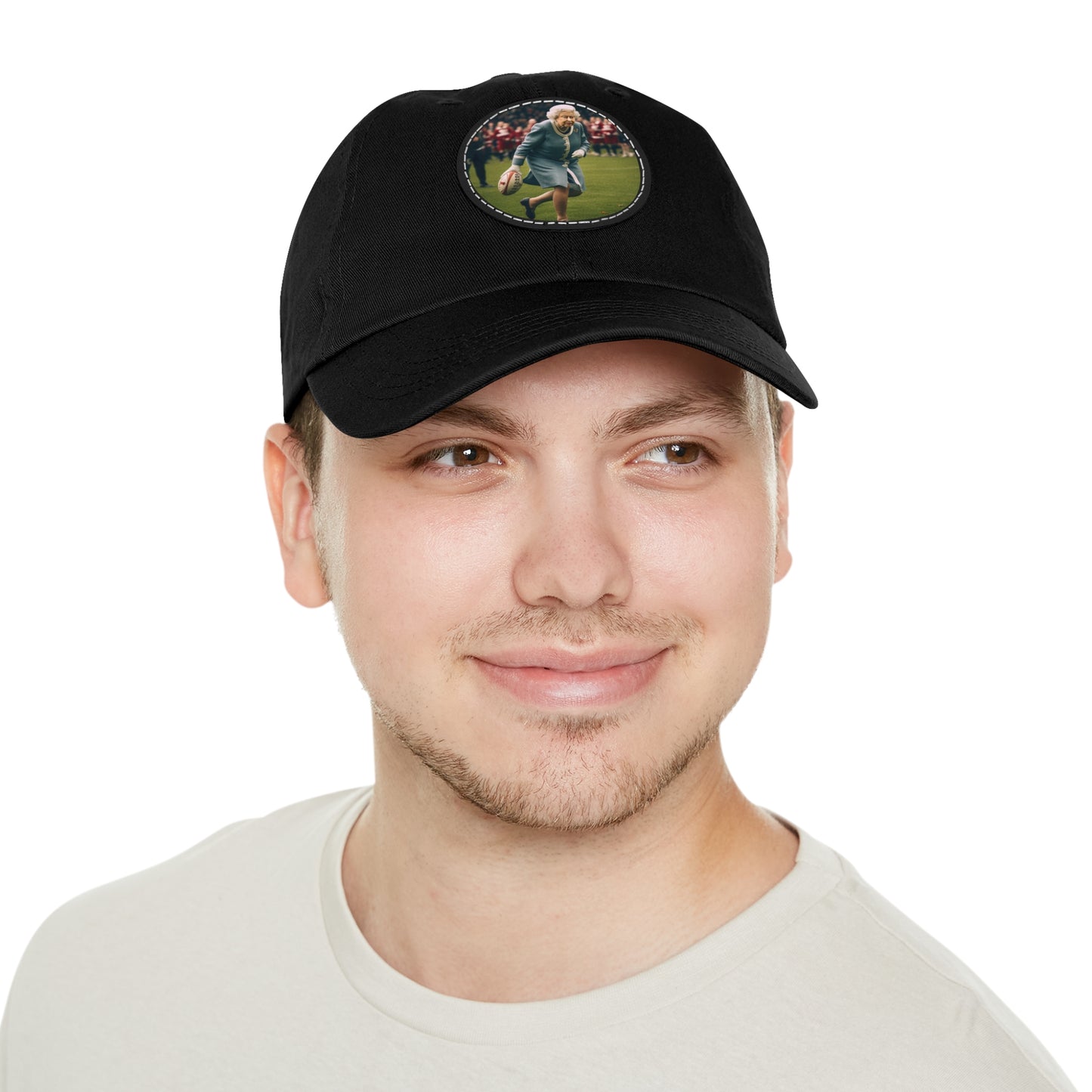 Queen Elizabeth Round Patch hat