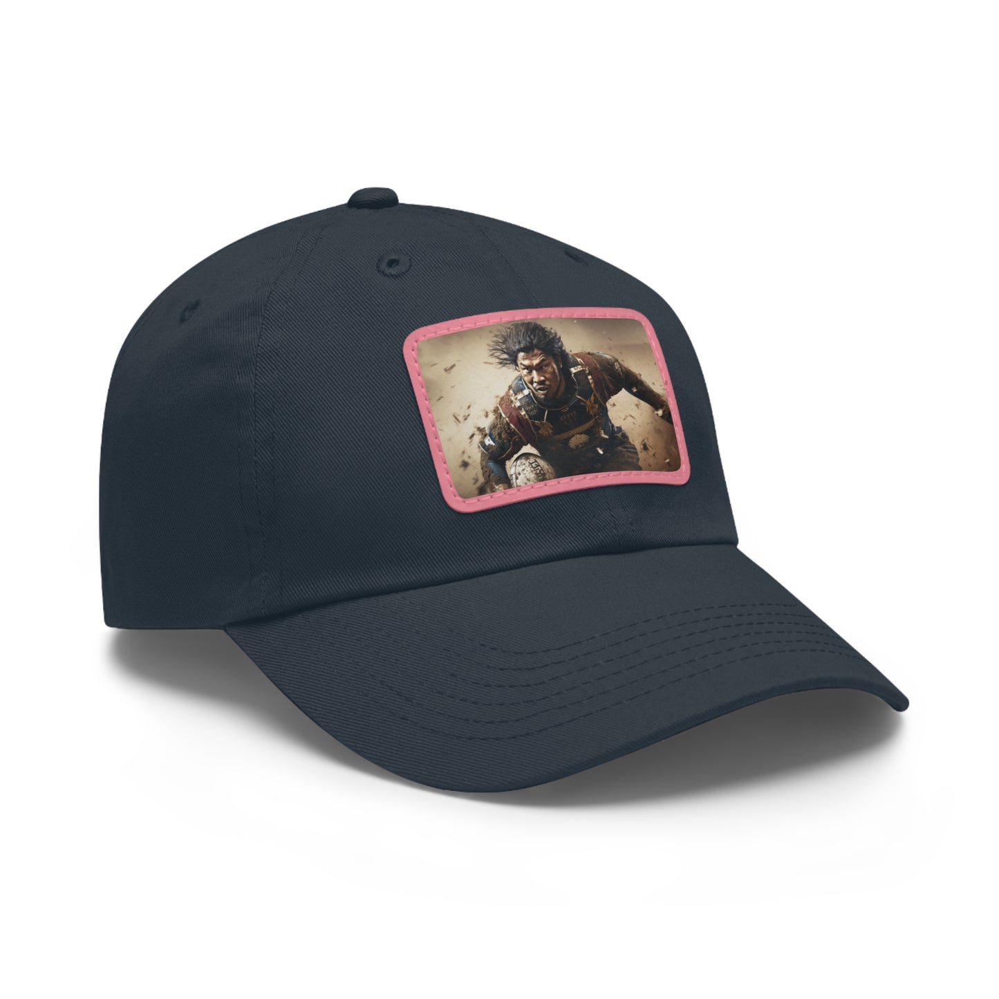 Samurai Rectangle Leather Patch Hat