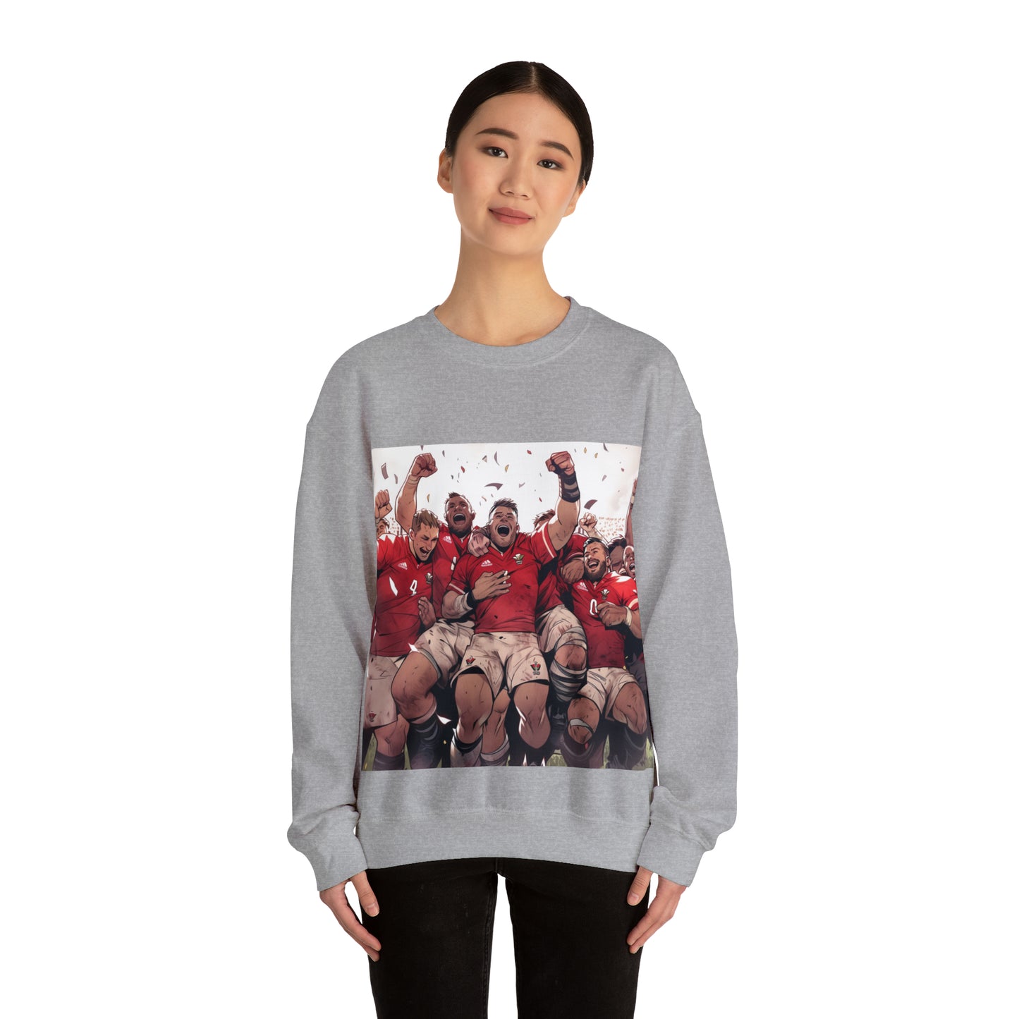 Wales Celebrating - light sweatshirts