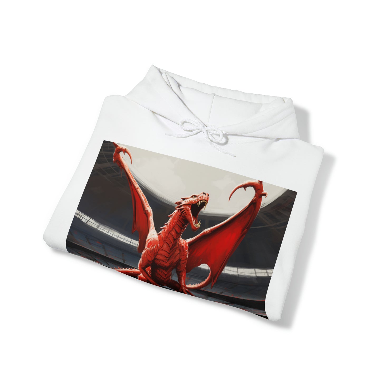 Welsh Dragon - light hoodies