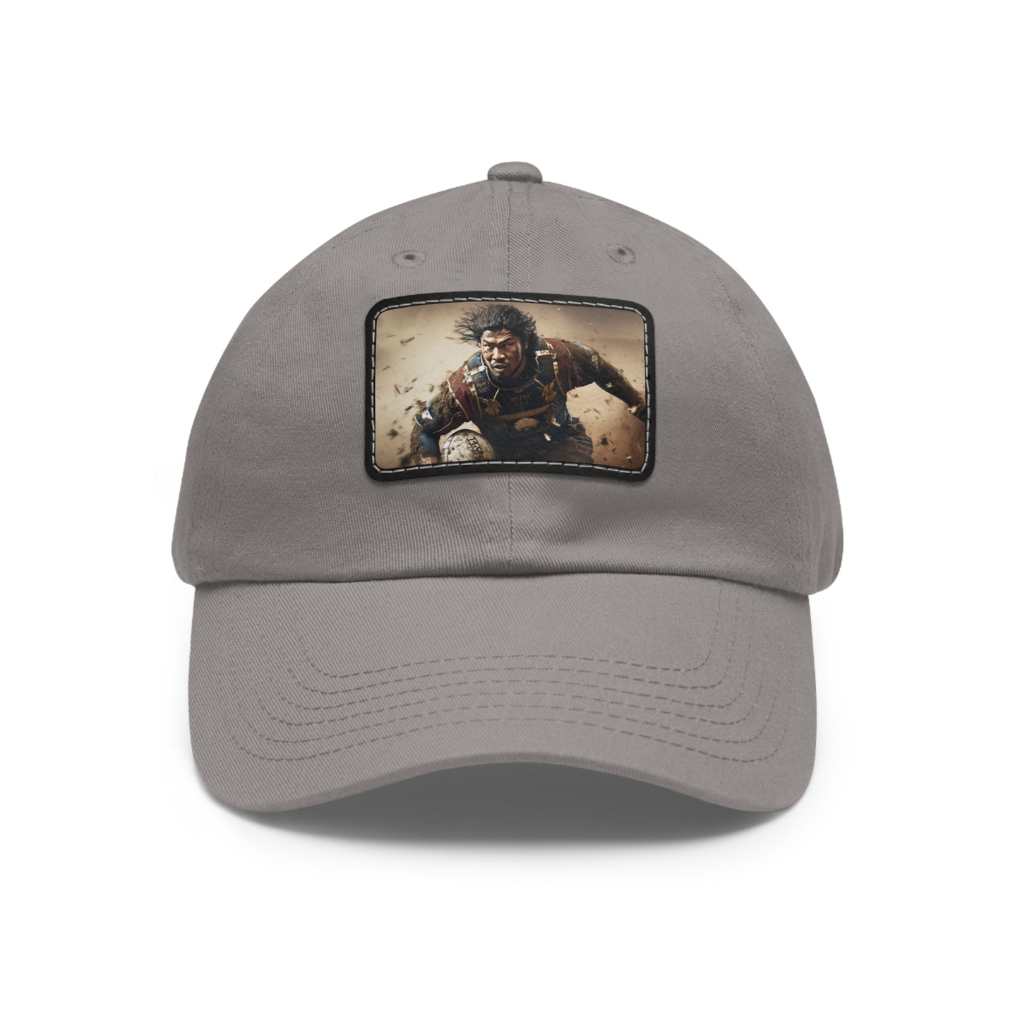 Samurai Rectangle Leather Patch Hat