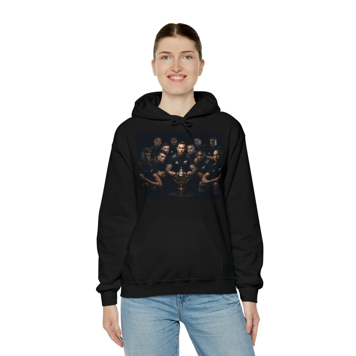 All Blacks Winners Photoshoot - black hoodie