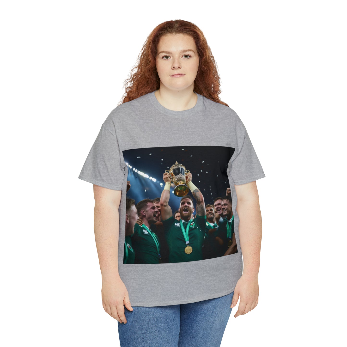 Ireland lifting the RWC - light shirts