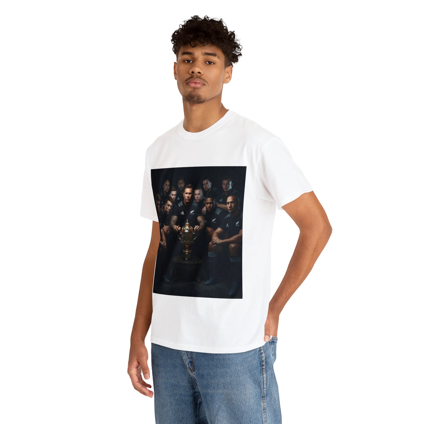 All Blacks Winners Photoshoot - light shirts