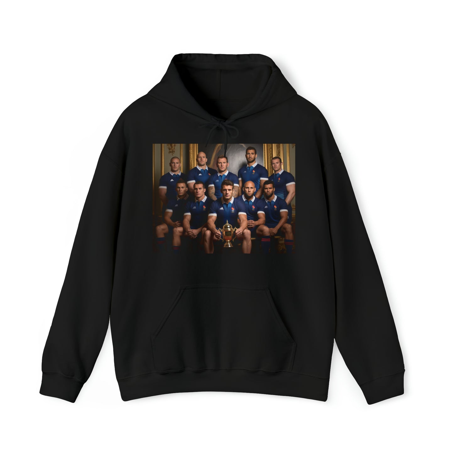 France World Cup Photoshoot - dark hoodies