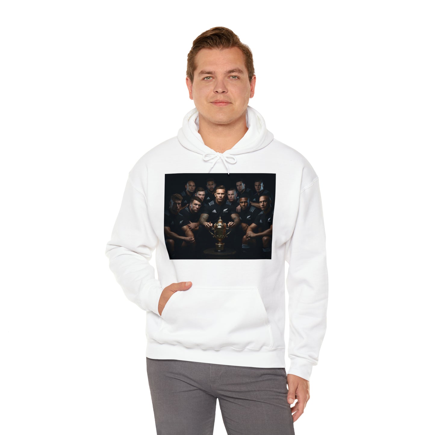 All Blacks Winners Photoshoot - light hoodies