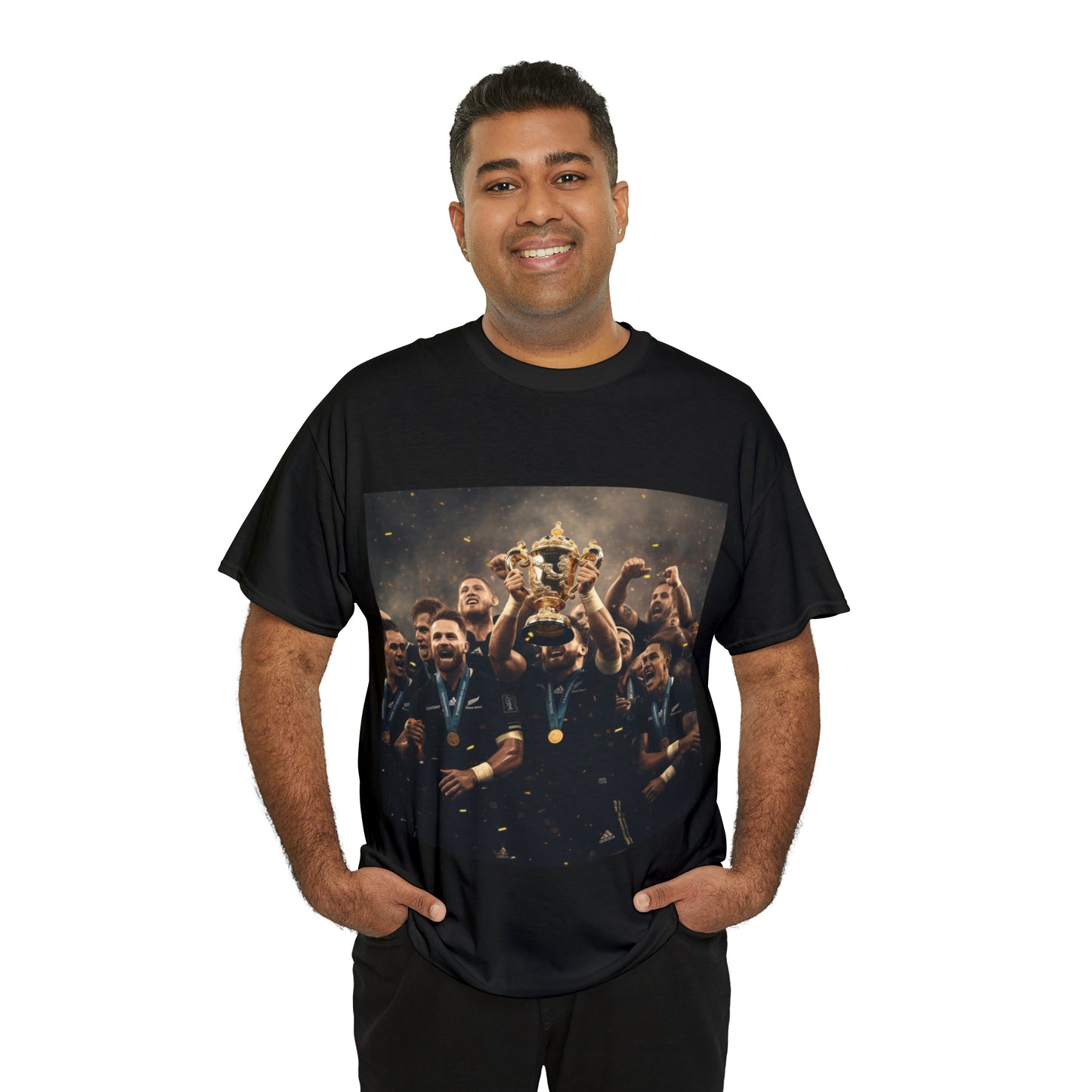All Blacks World Cup Winners - black shirt