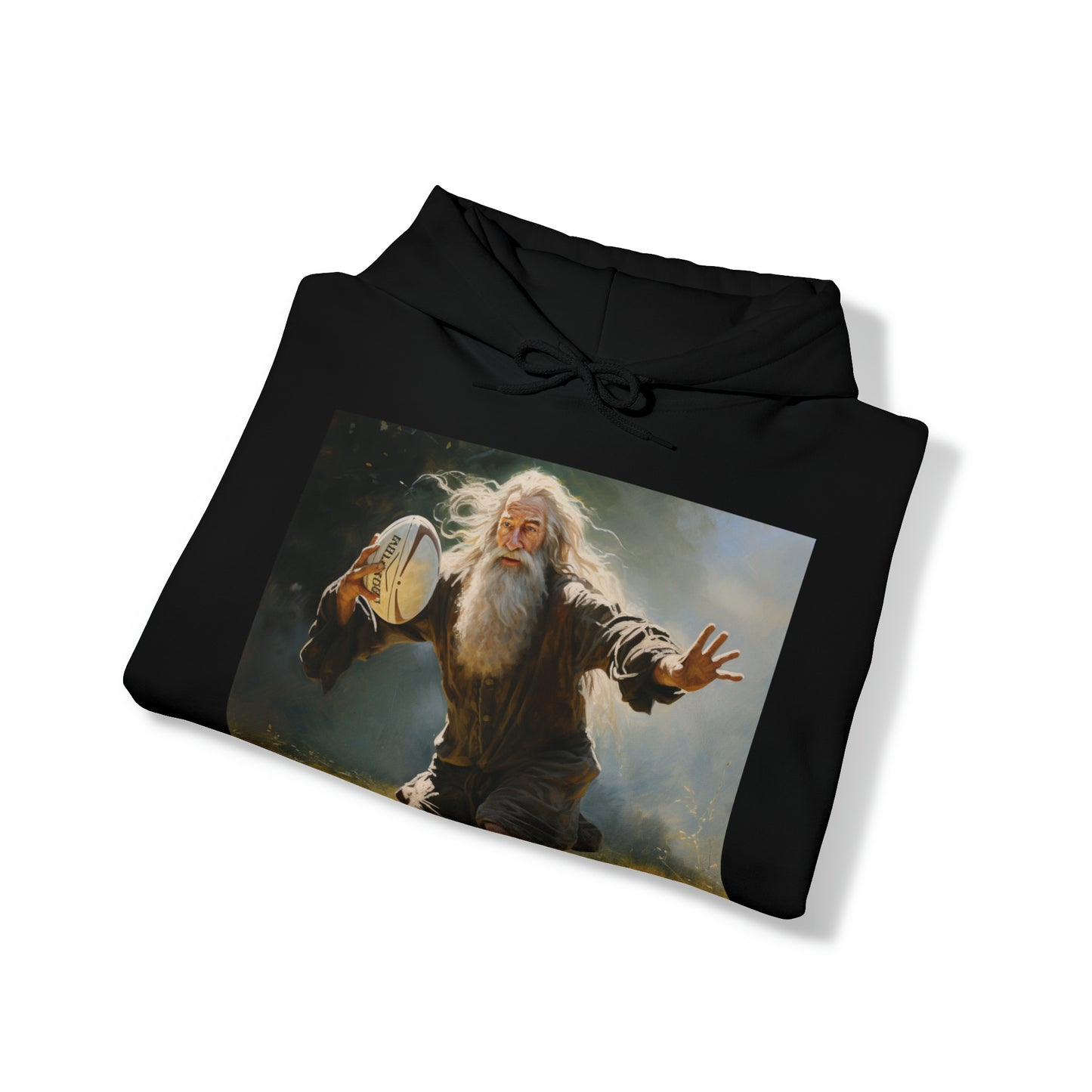 Rugby Gandalf - black hoodie