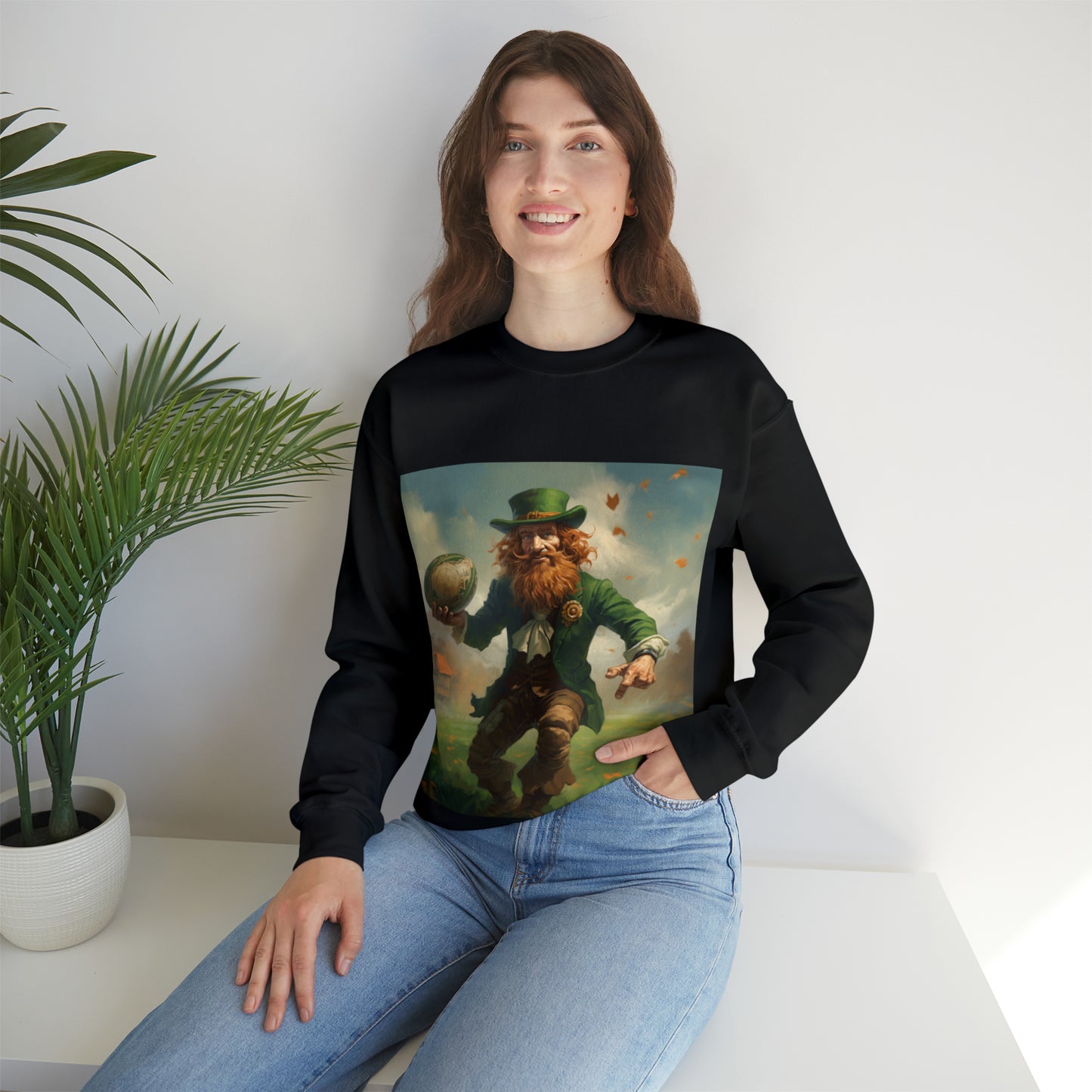 Leprechaun - black sweatshirt