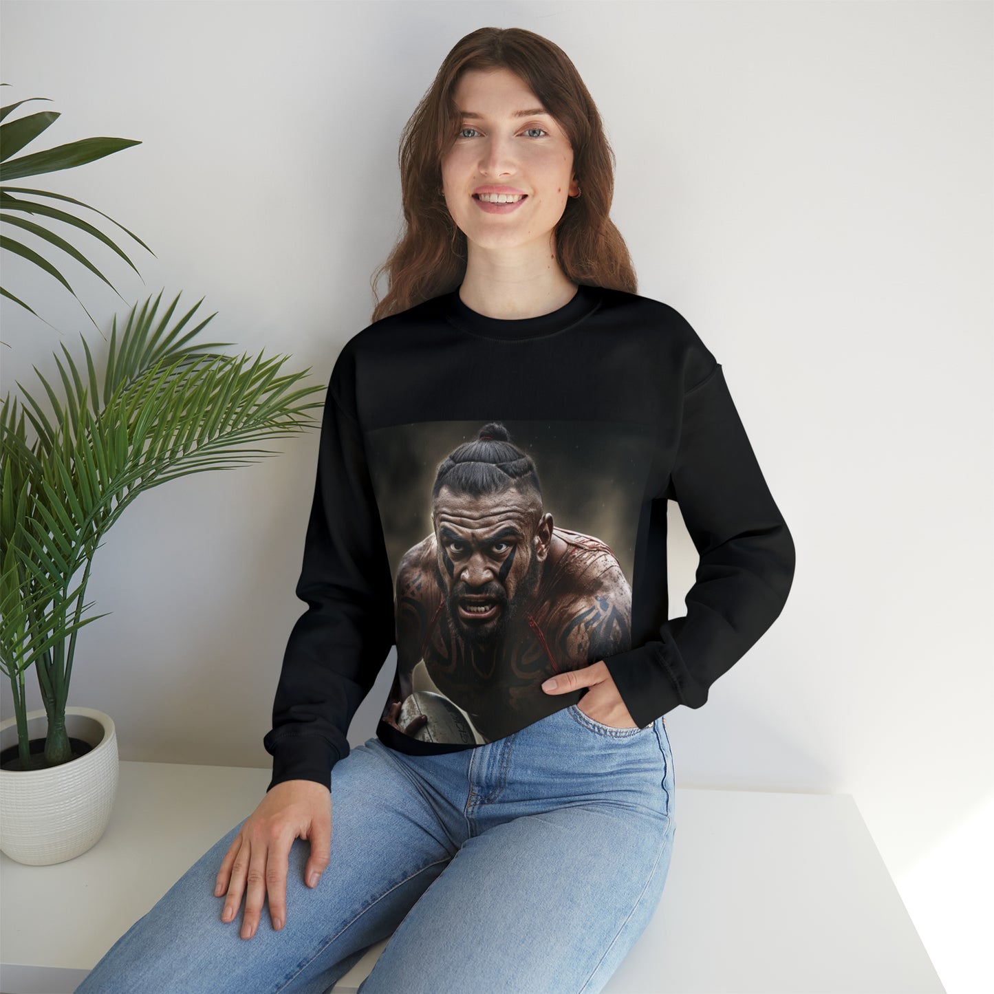 Māori Warrior - black sweatshirt