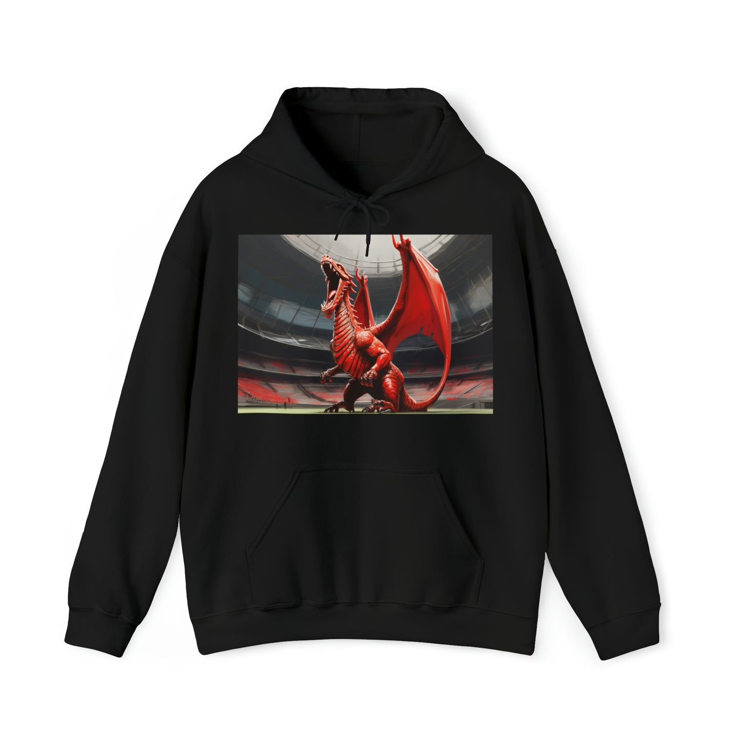 Welsh Dragon 2 - dark hoodies