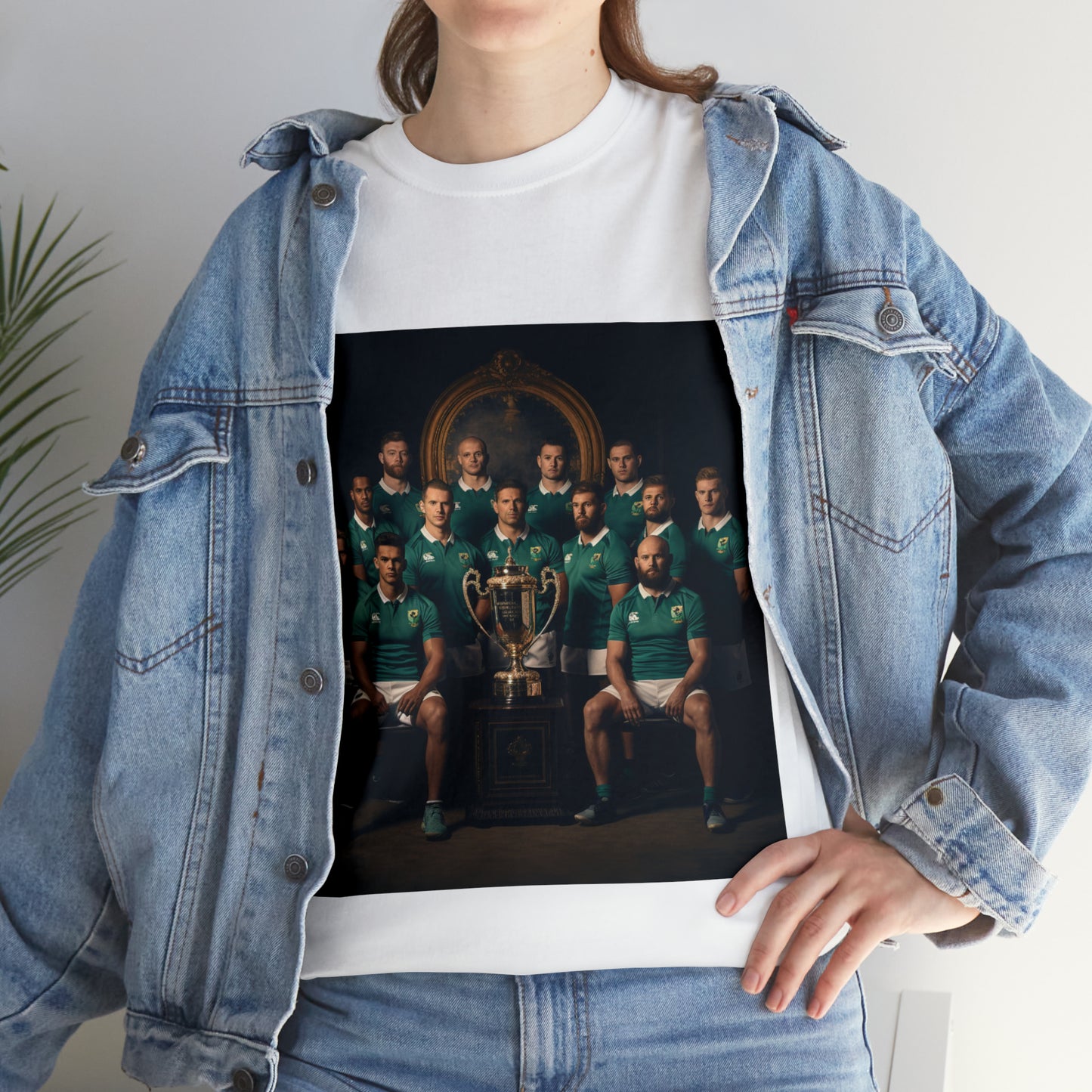 Ireland World Cup photoshoot - light shirts