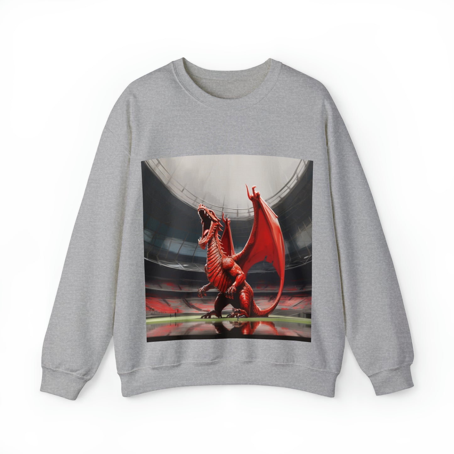 Welsh Dragon 2 - light sweatshirts