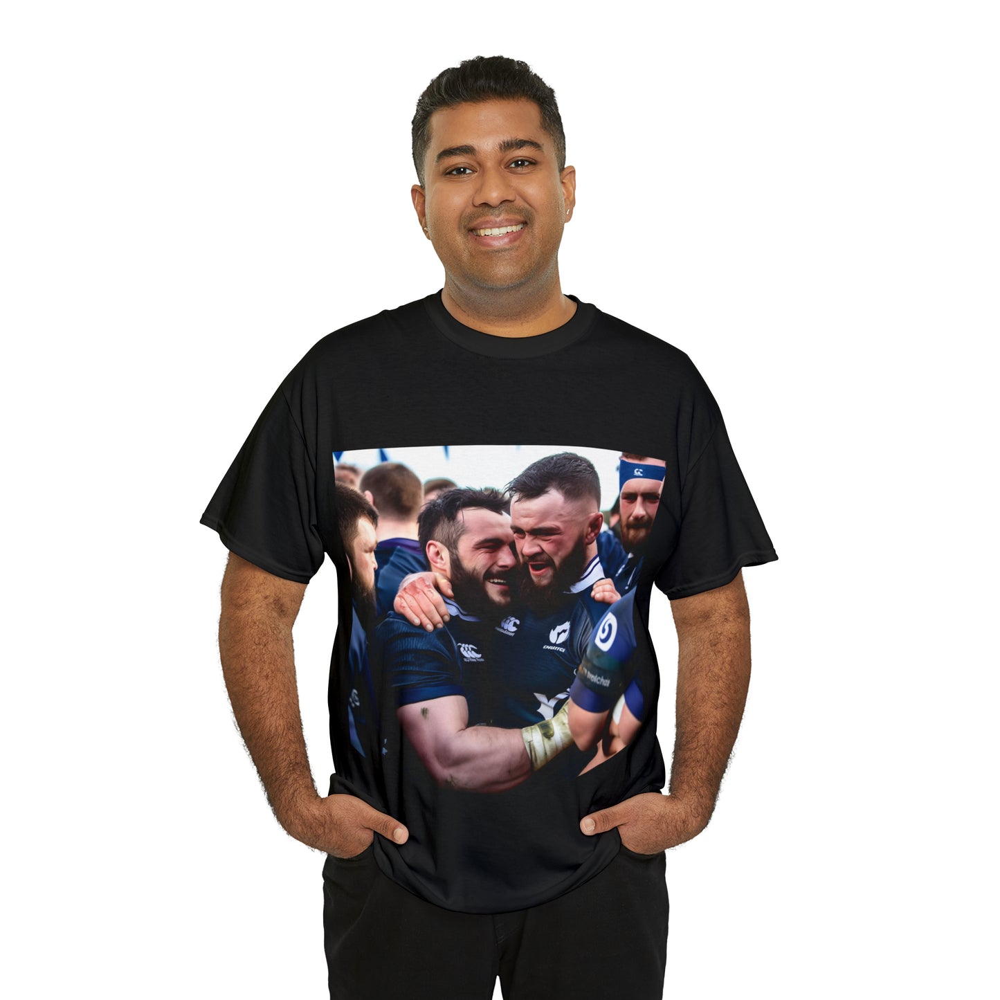 Post Match Scotland - dark shirts