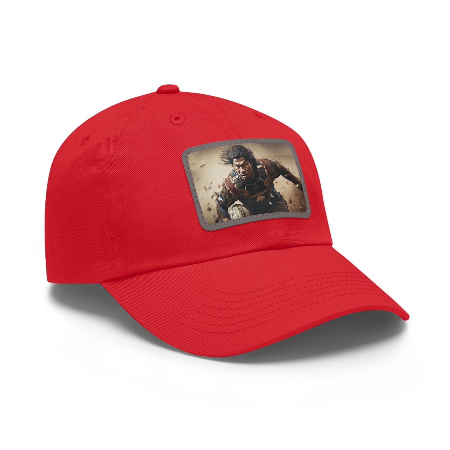Samurai Rectangle Leather Patch Hat