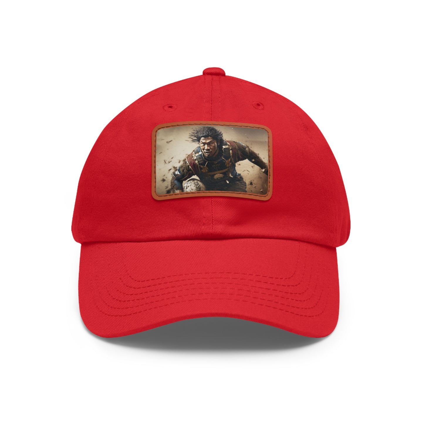 Samurai Rectangle Leather Patch Hat