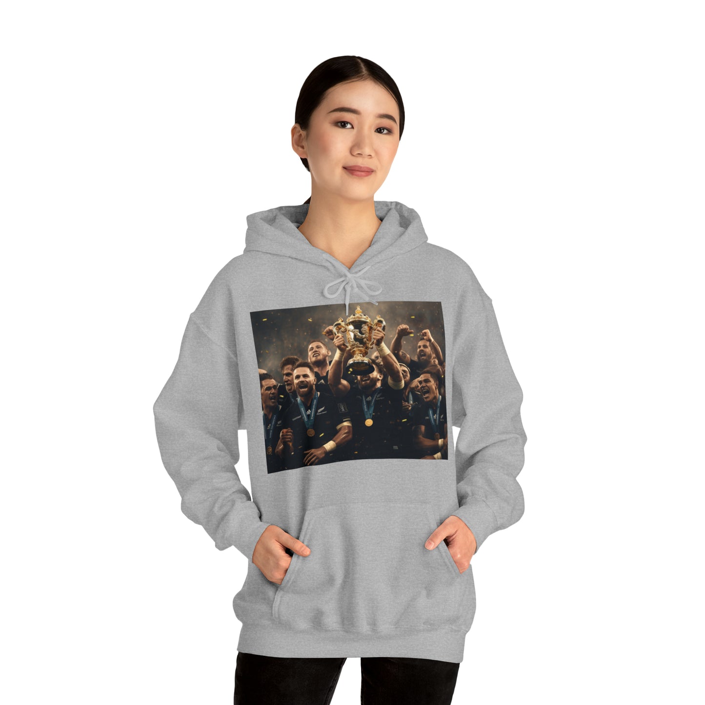 All Blacks World Cup Winners - light hoodies