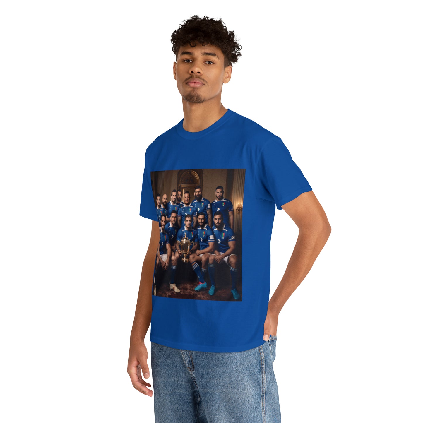 Italy World Cup photoshoot - dark shirts