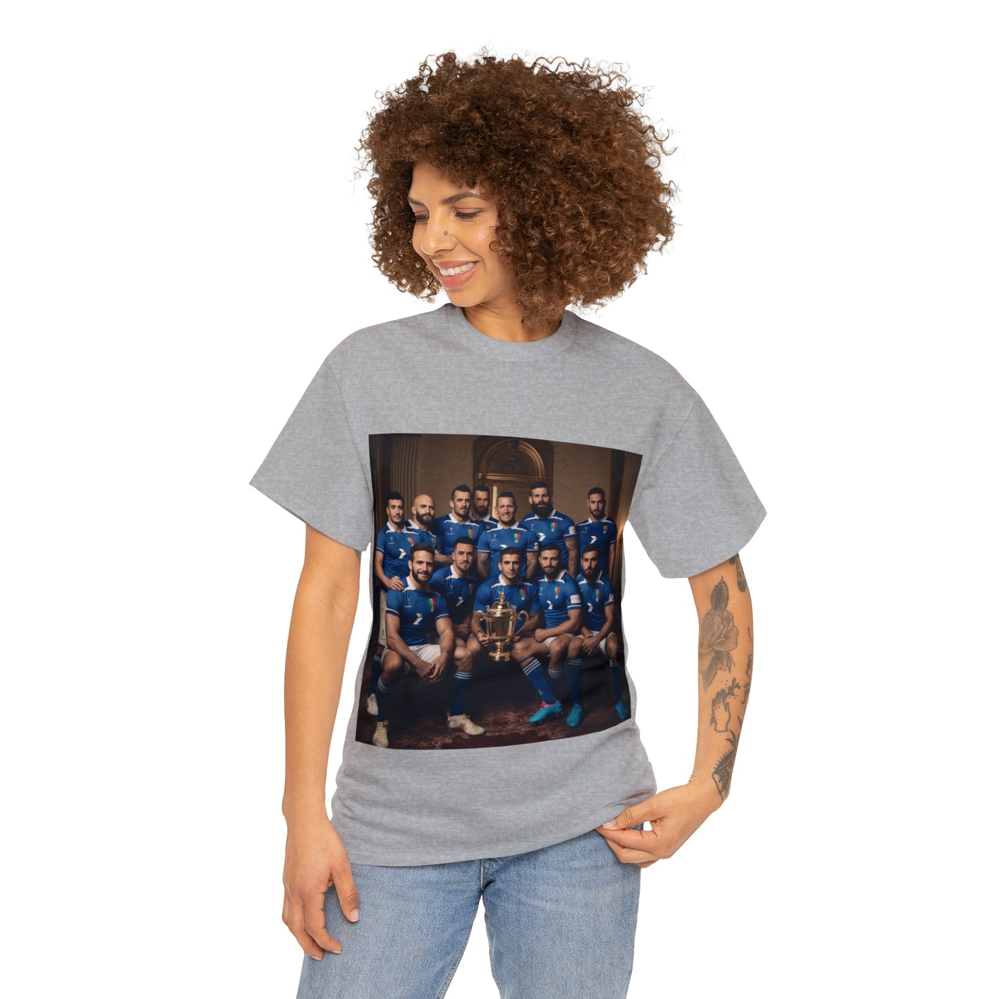 Italy World Cup photoshoot - light shirts