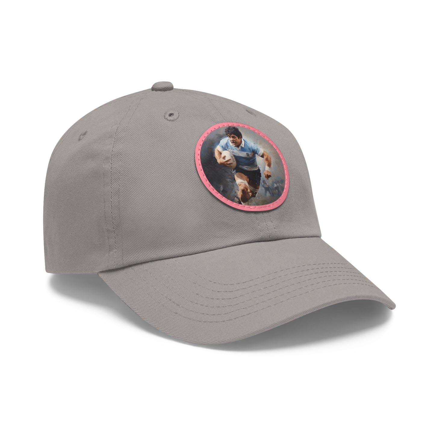 Rugby Maradona Round Leather Patch Hat