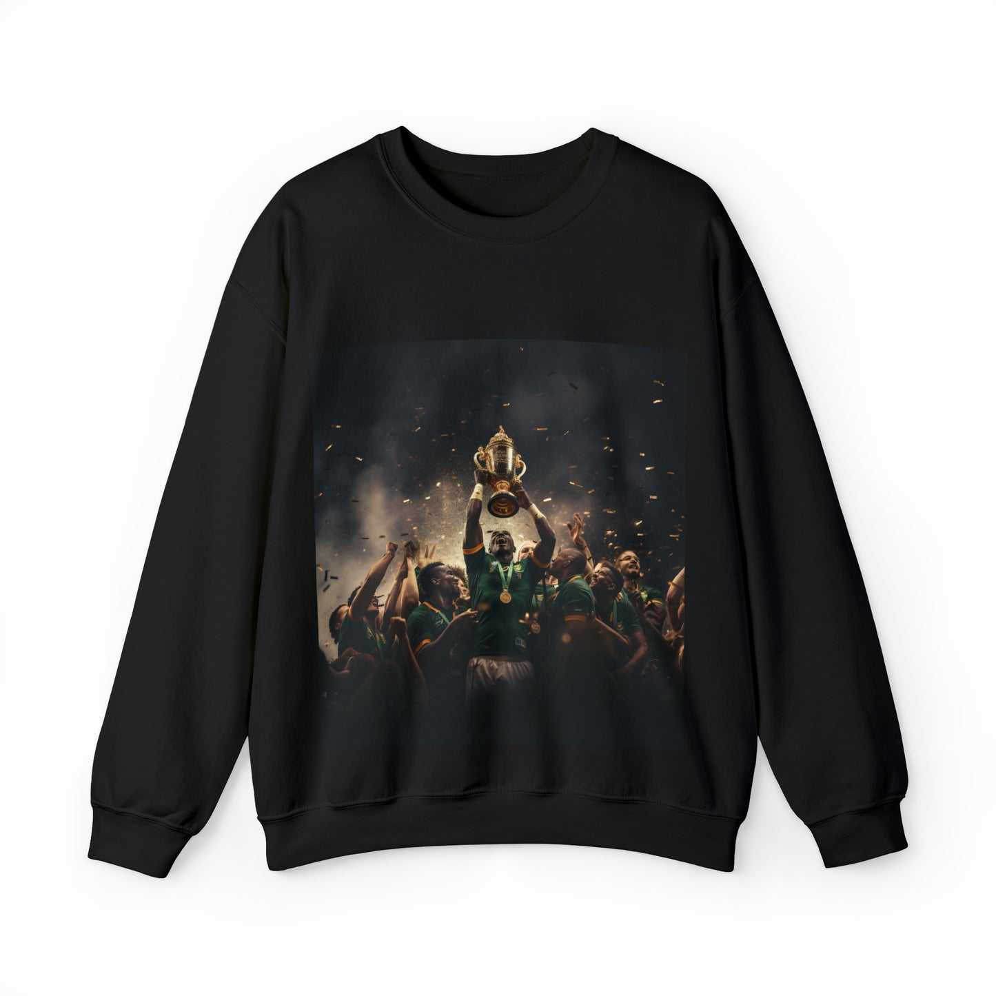 Springboks lifting RWC - black sweatshirt
