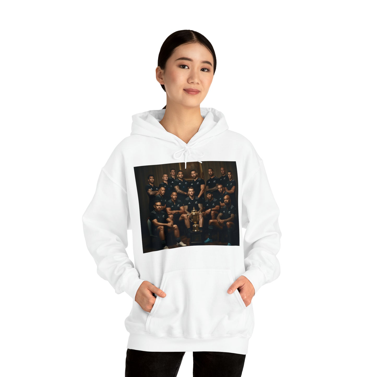 All Blacks with Web Ellis Cup - light hoodies