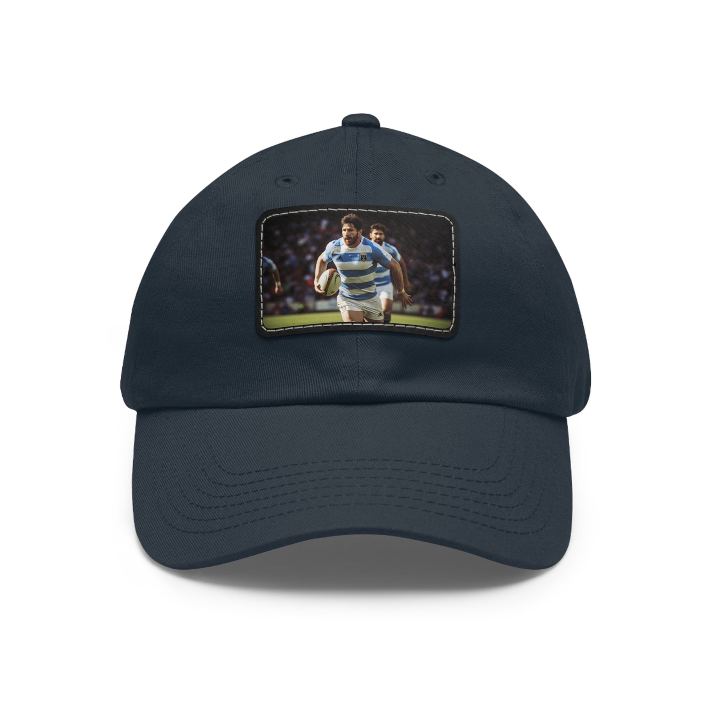 Rugby Messi Rectangle Leather Patch Hat