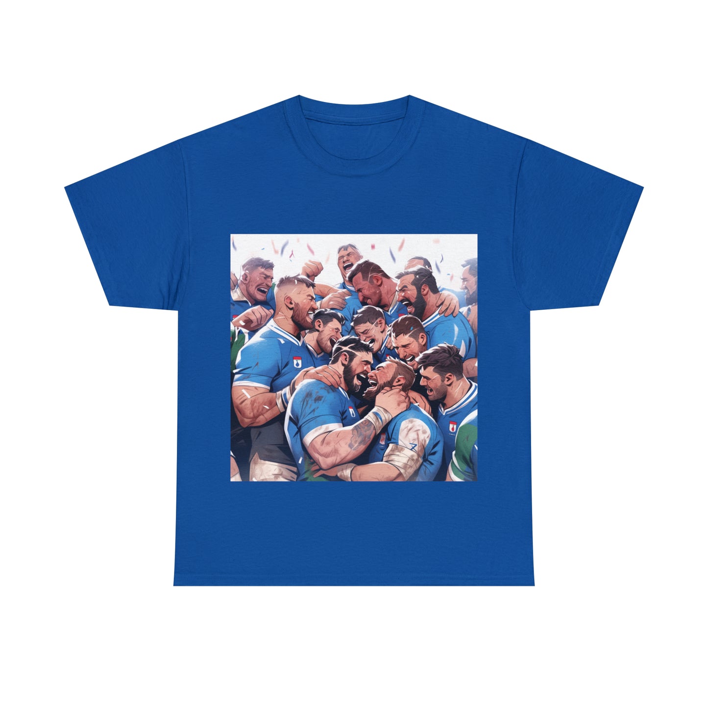 Post Match Italy - dark shirts