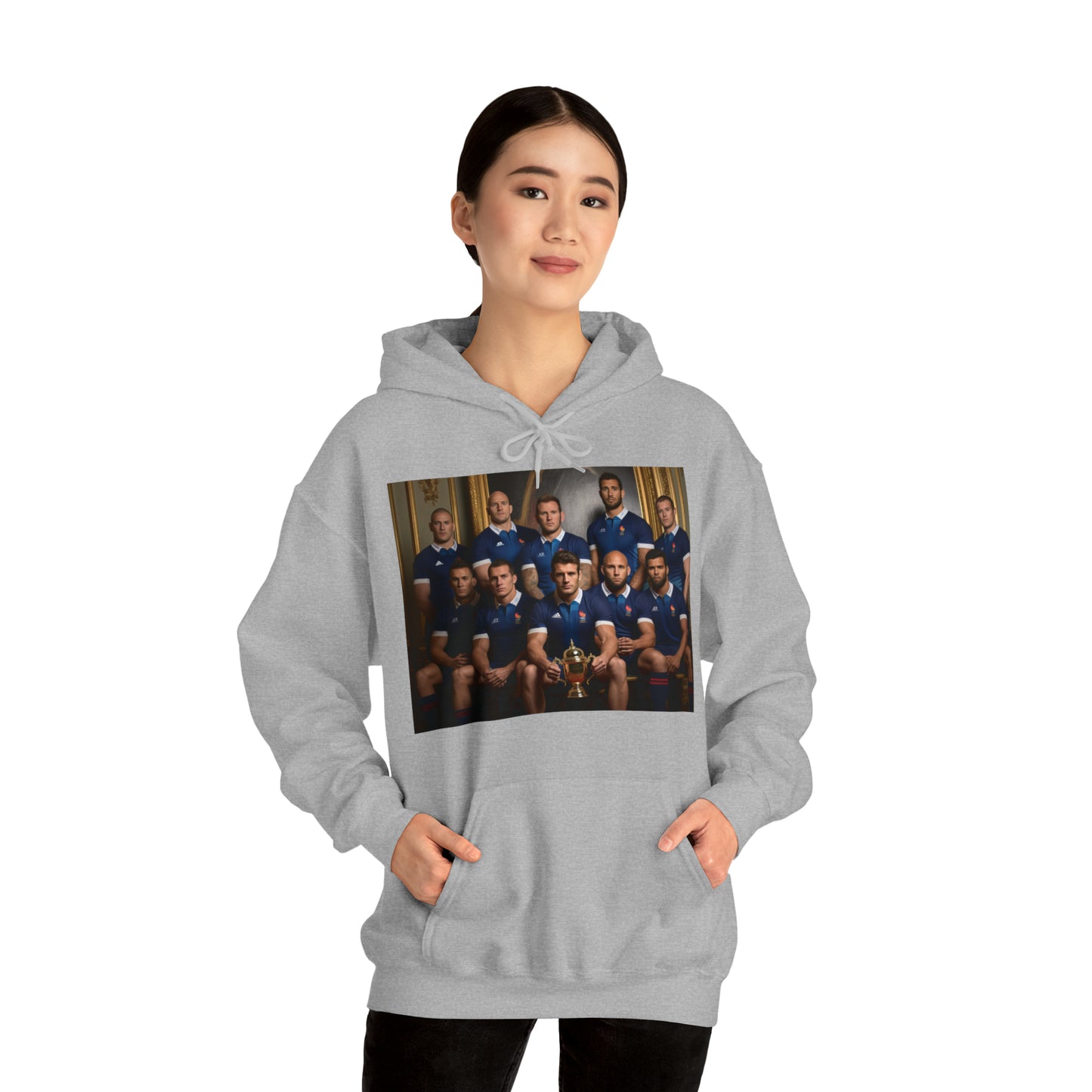 France World Cup Photoshoot - light hoodies