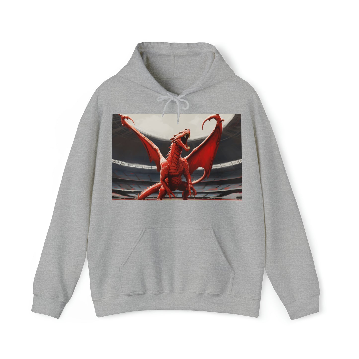 Welsh Dragon - light hoodies
