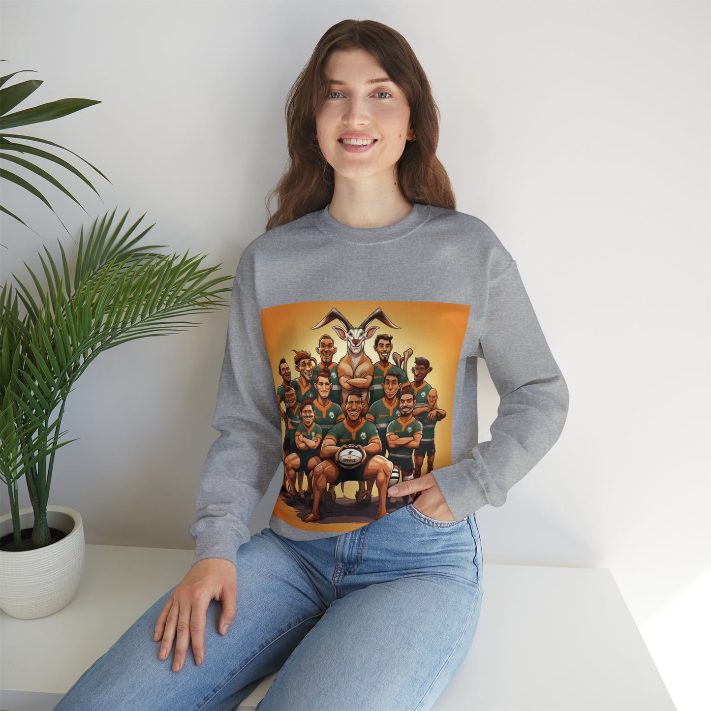 Springboks Team Photo - light sweatshirt