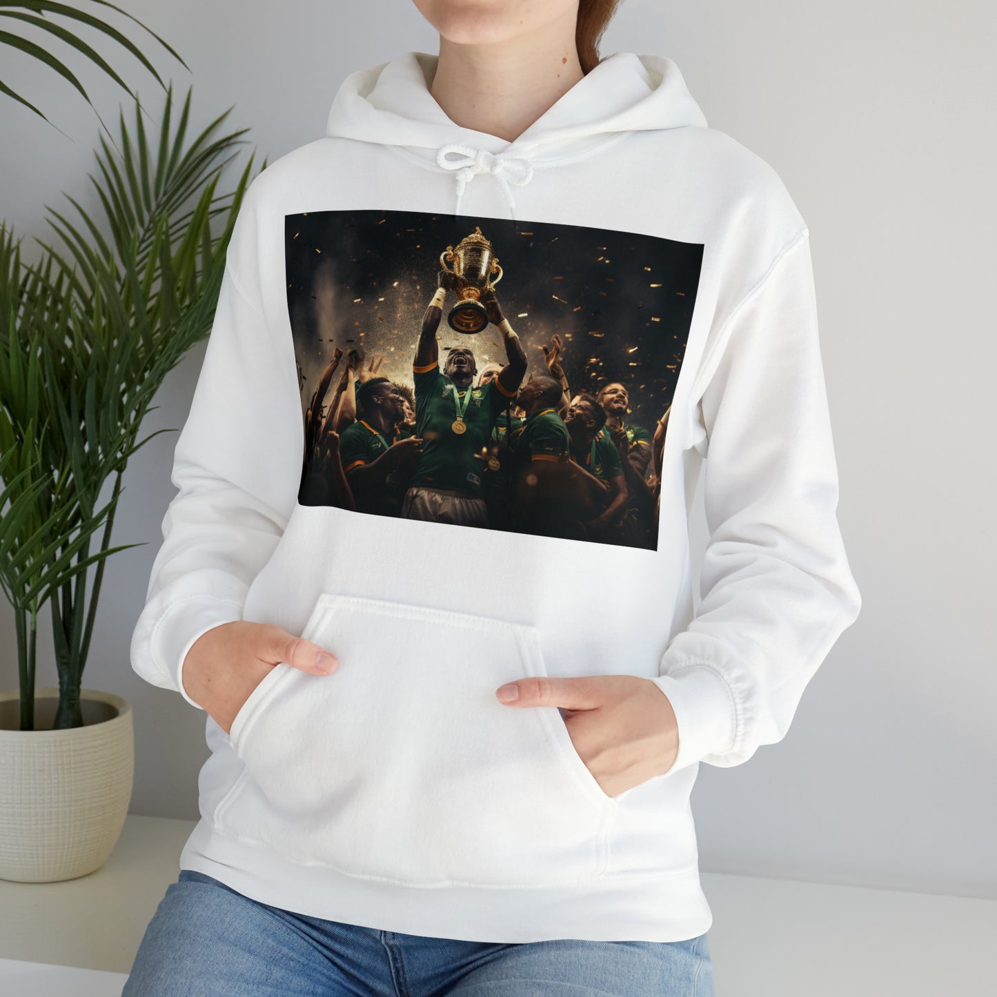 Springboks lifting RWC - light hoodies