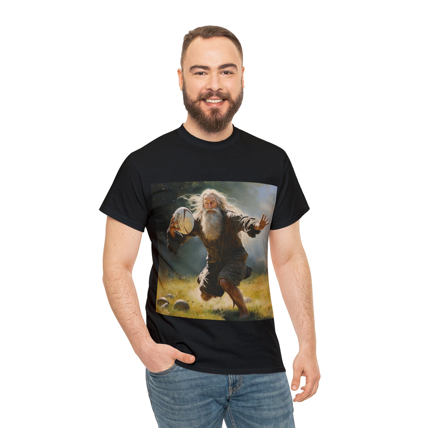 Rugby Gandalf - black shirt