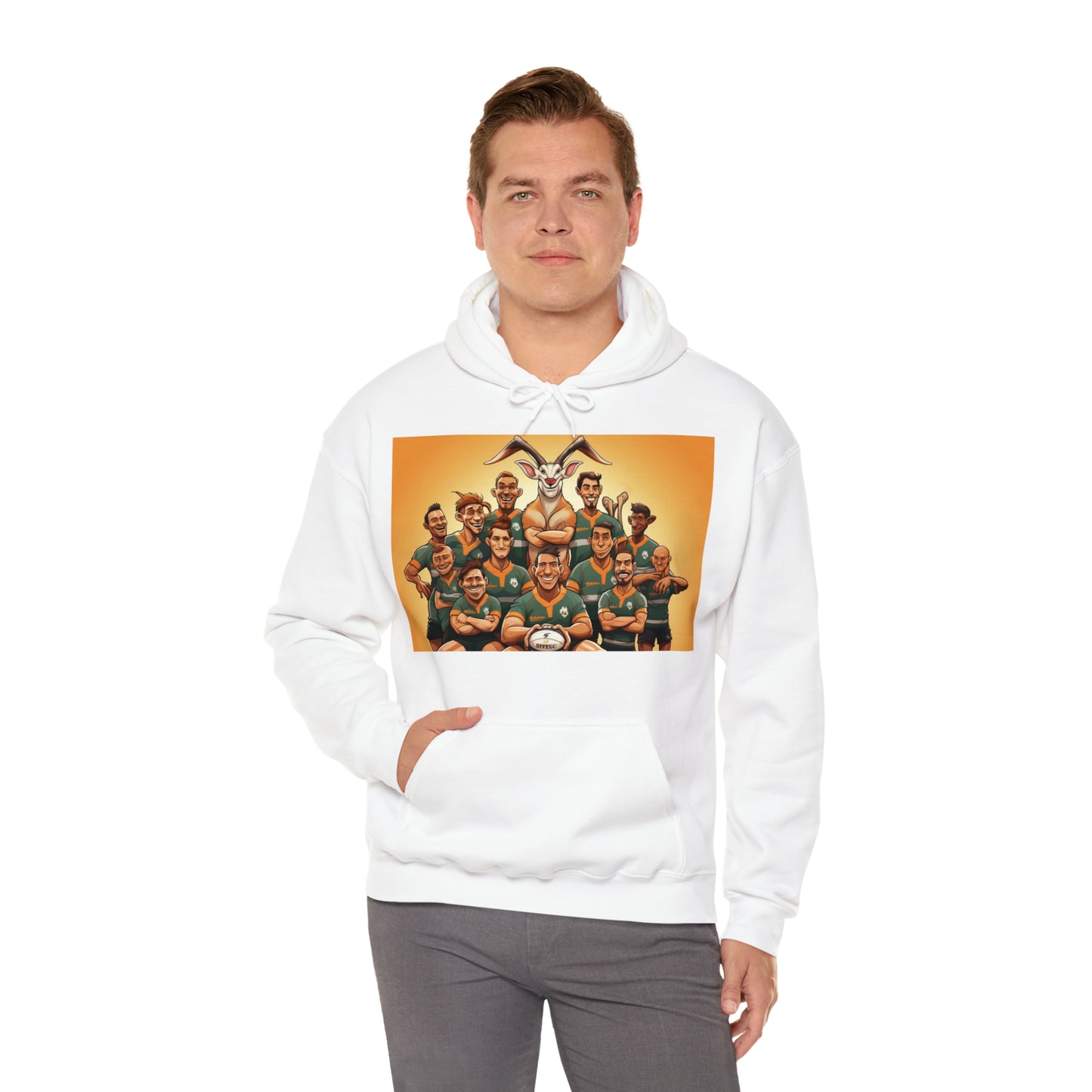 Springboks Team Photo - light hoodies