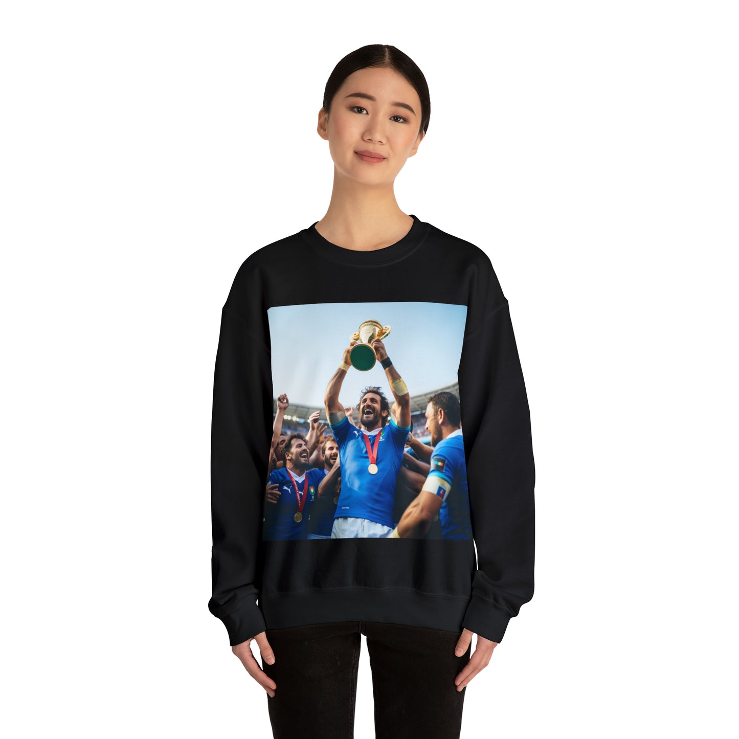 Italy Lifting the RWC - black sweatshirt