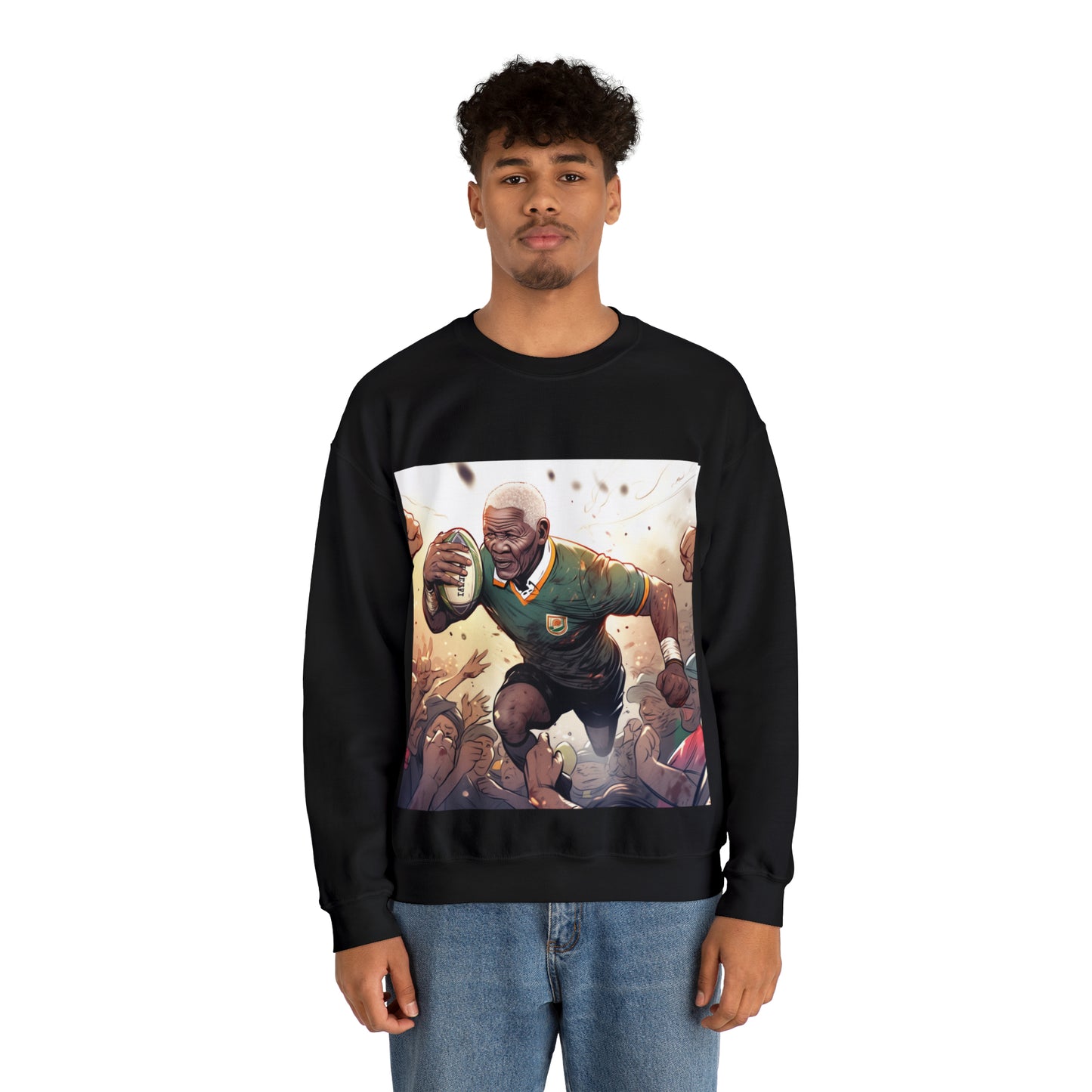 Rugby Mandela - black sweatshirt