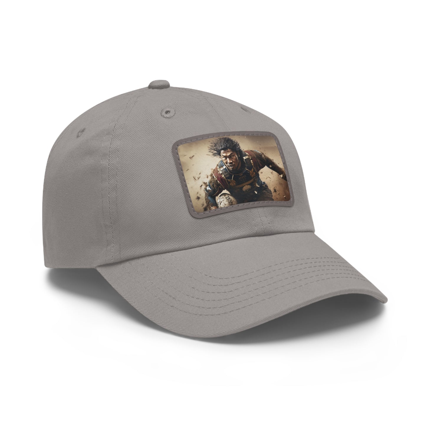 Samurai Rectangle Leather Patch Hat