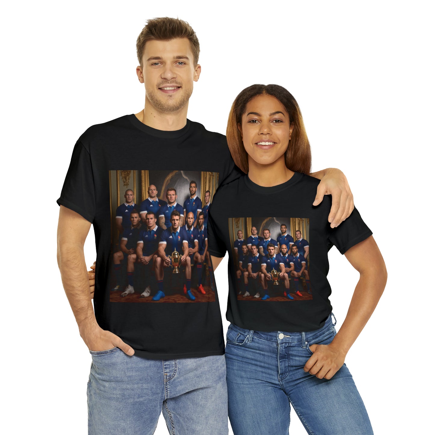 France World Cup Photoshoot - dark shirts