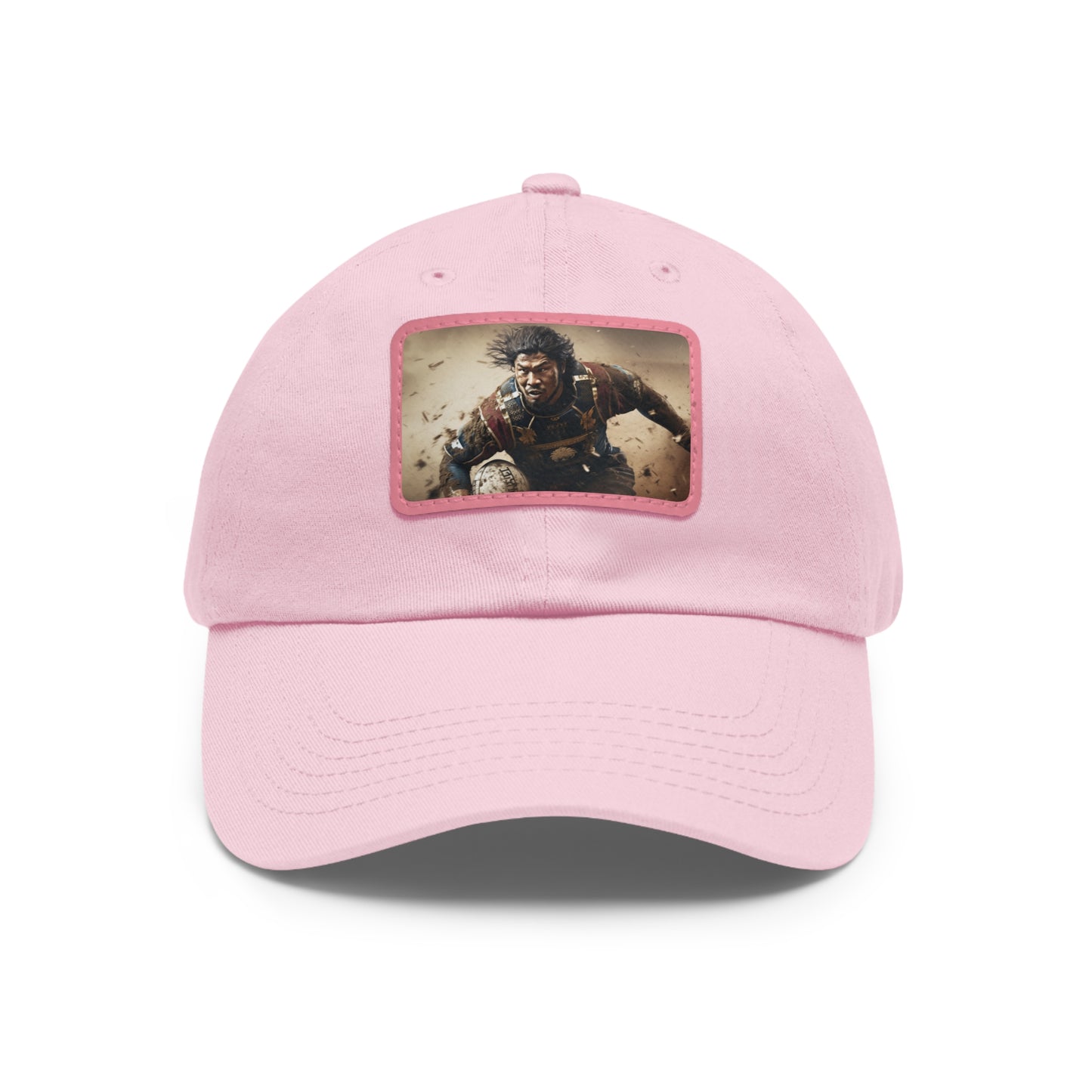 Samurai Rectangle Leather Patch Hat